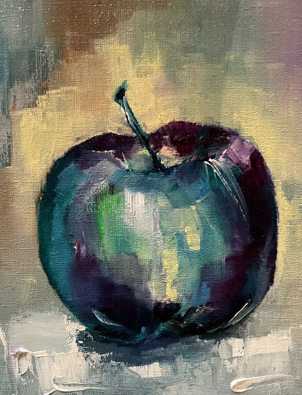Apple painting by Svetlana Caikovska