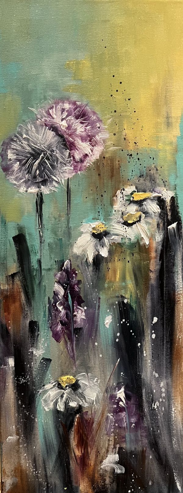 Wildflowers 3 painting by Svetlana Caikovska