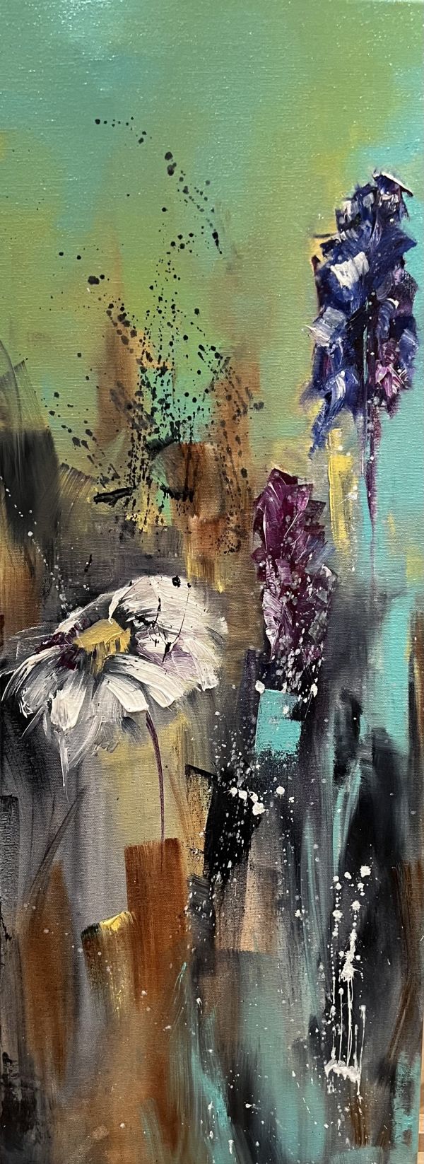 Wildflowers 4 painting by Svetlana Caikovska