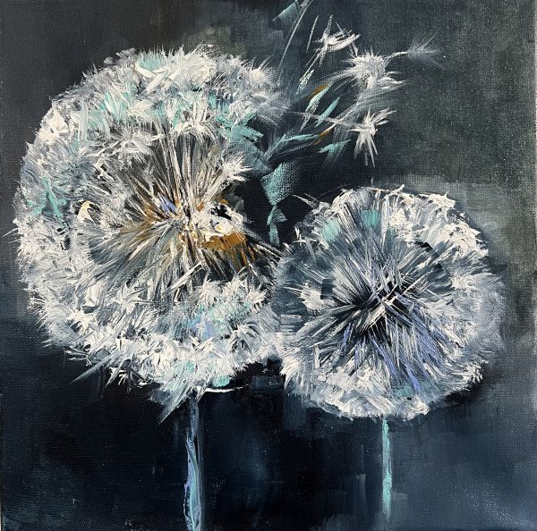 Dandelions painting by Svetlana Caikovska